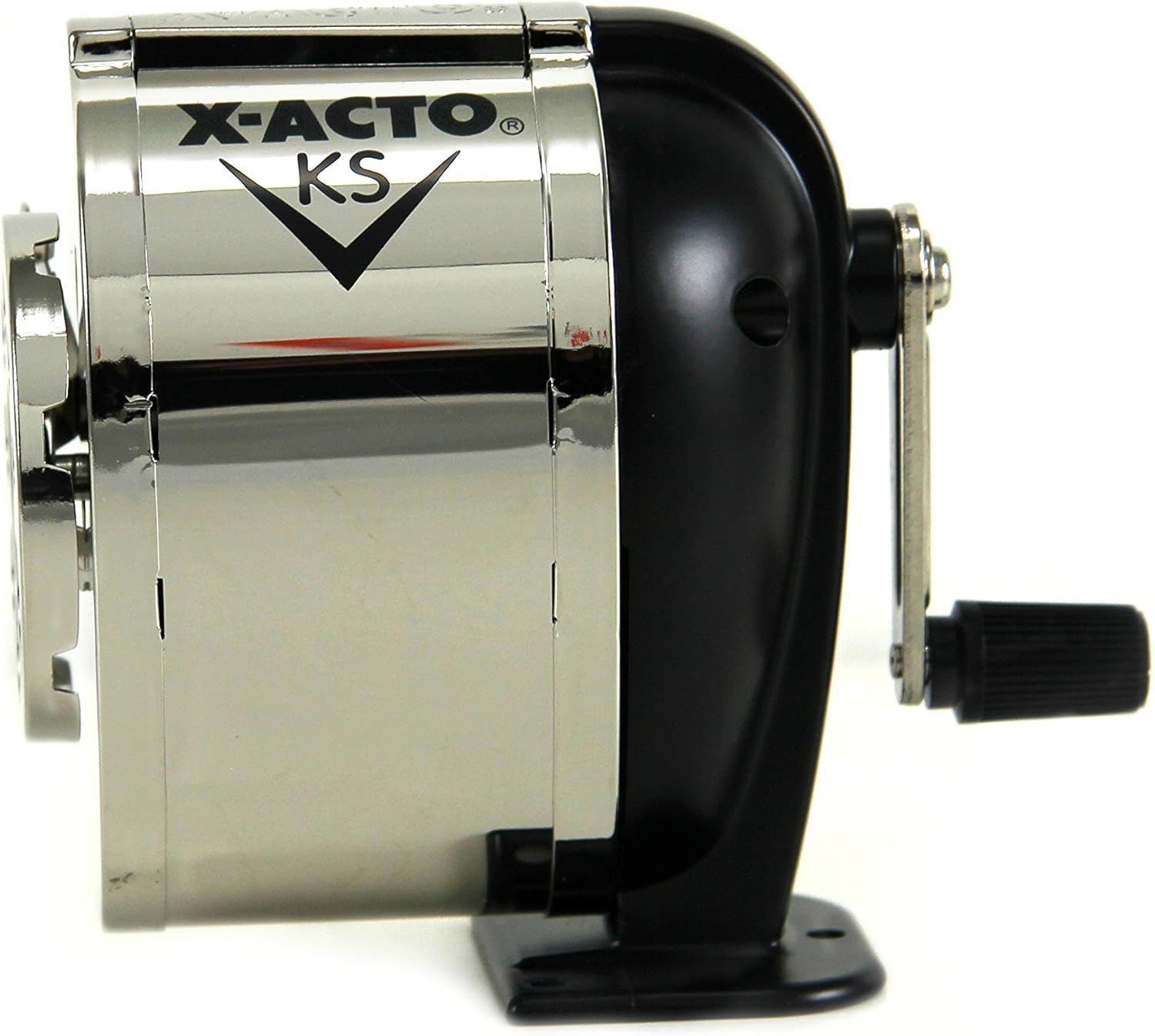 X-ACTO Ranger 1031 Wall Mount Manual Pencil Sharpener,Silver/Black: Office Products