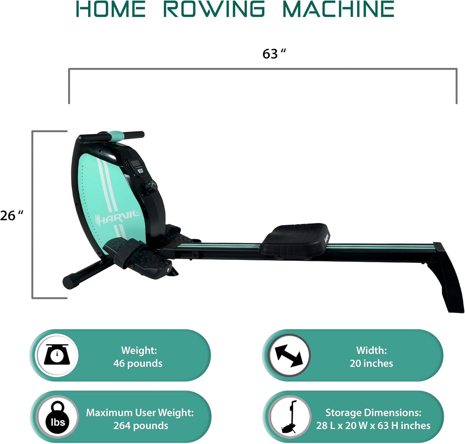 harvil rowing machine