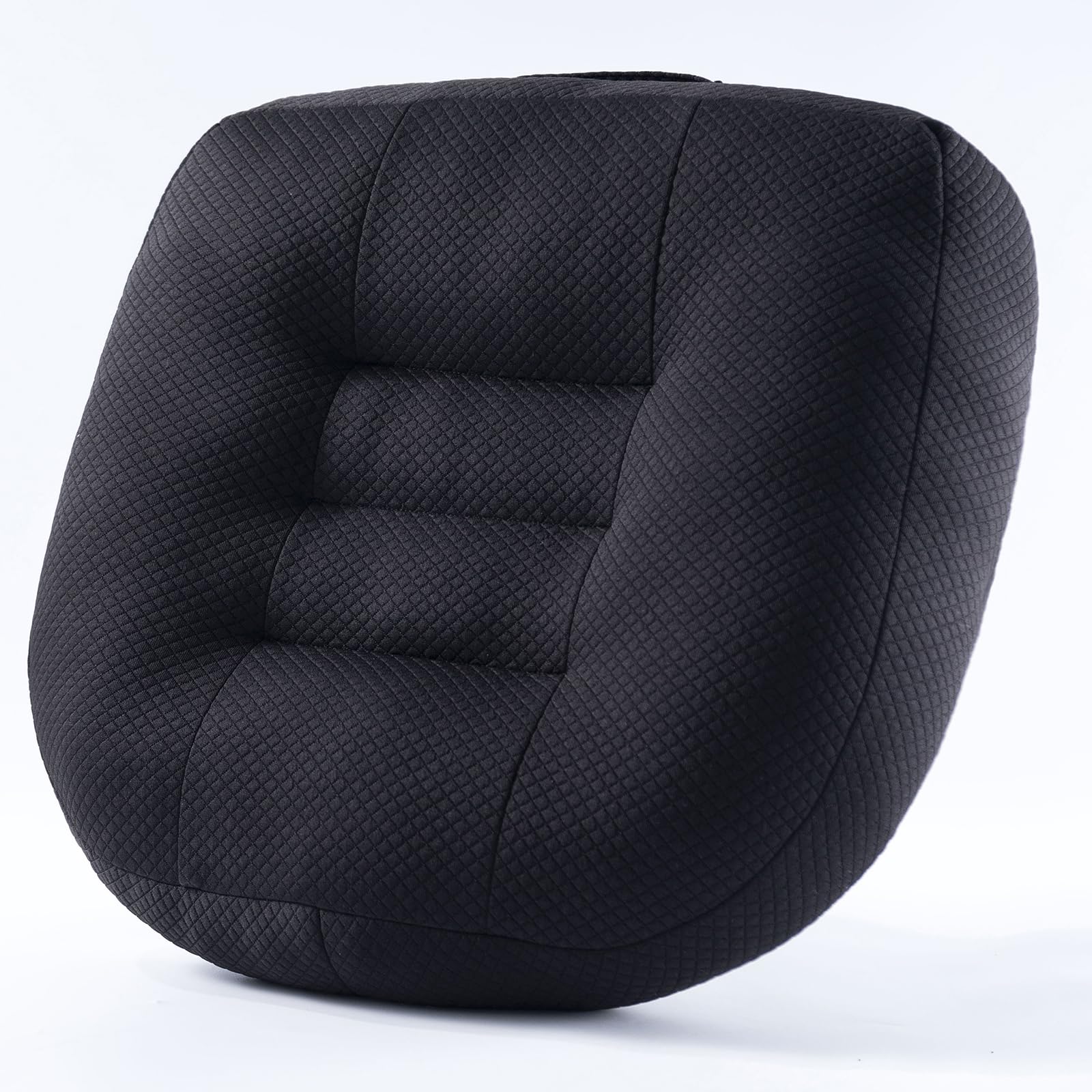 Photo 1 of DYMGFZD Office Chair Cushions for Back and Butt, Ergonomic Chair/Seat Cushion for Long Sitting, Sitting Pillow for Automobile, Wheelchair, Computer, Office Chair Hip Support Black