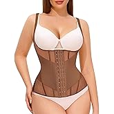 Nebility Waist Trainer for Women Corset Shapewear Tummy Control Body Shaper Top Waist Cincher Girdle with Adjustable Straps
