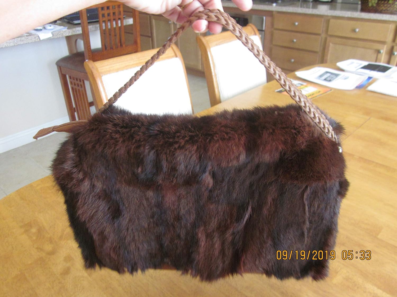 fur side bag