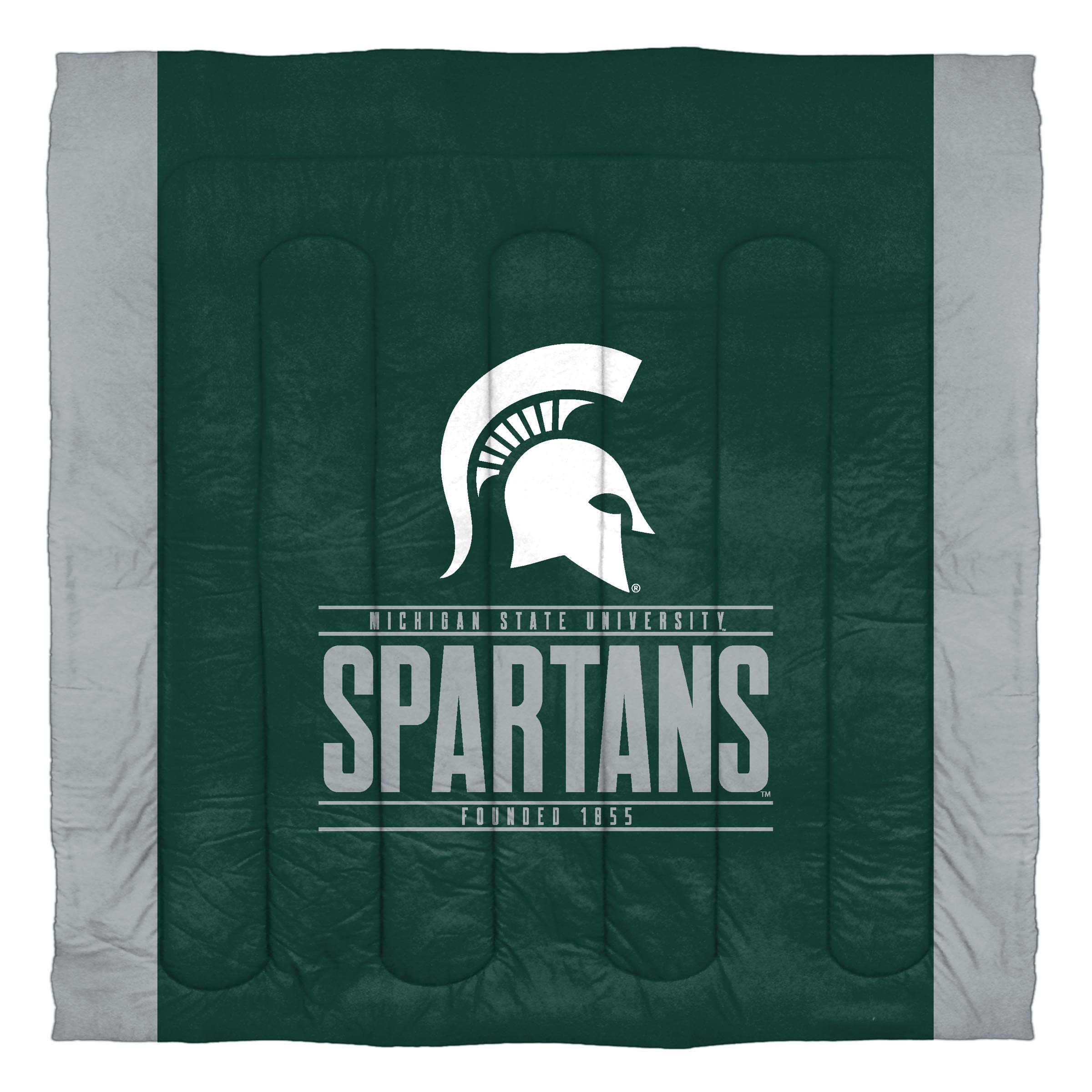 Northwest NCAA Michigan State Spartans Unisex-Adult Comforter and Sham Set, Full/Queen, Modern Take Image