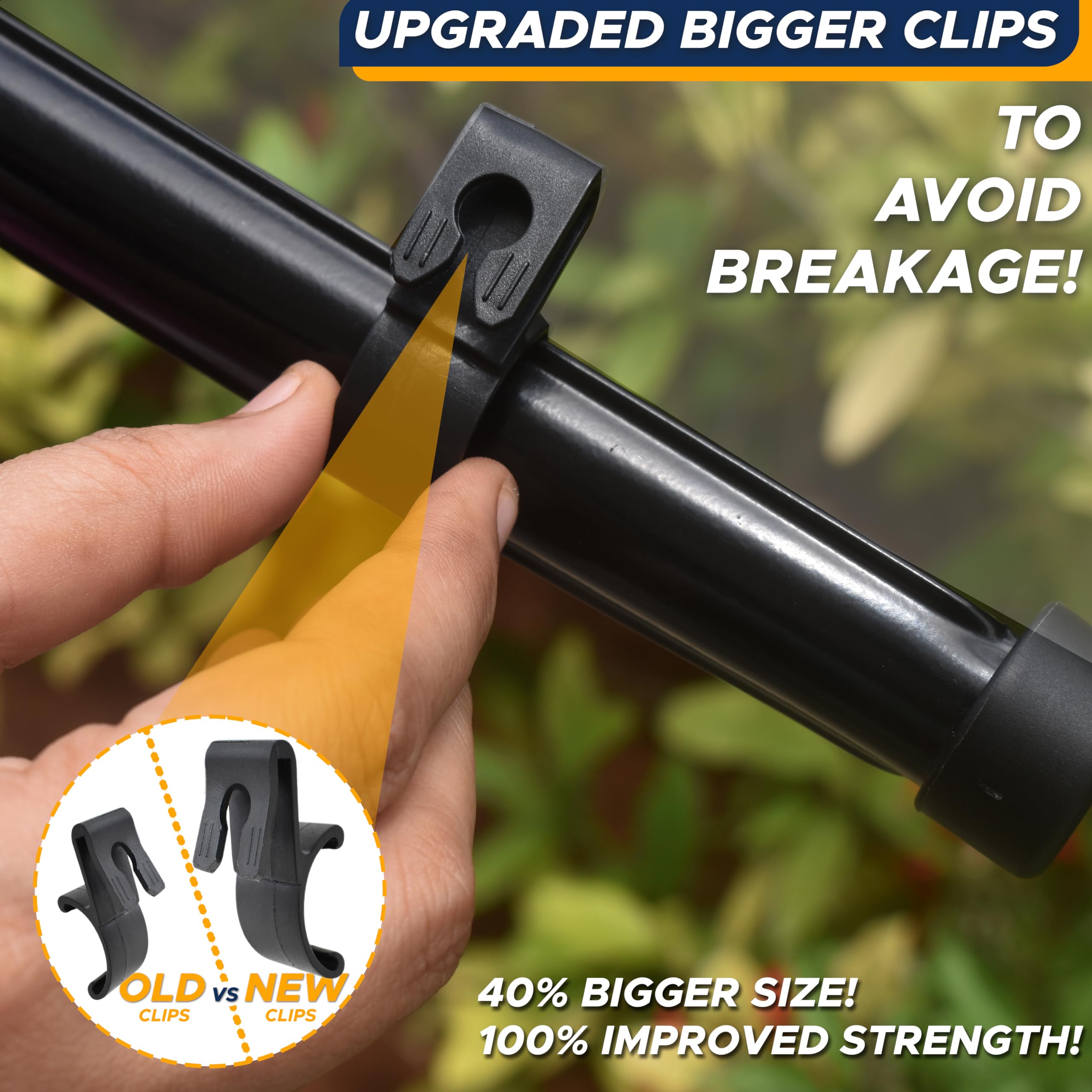 EcoNour Car Window Shades for Baby (2 Pack) - Upgraded | Shades for Side Window | Comes with Enhanced Suction Cups & Large Clips for Durability | Baby Car Accessories (15