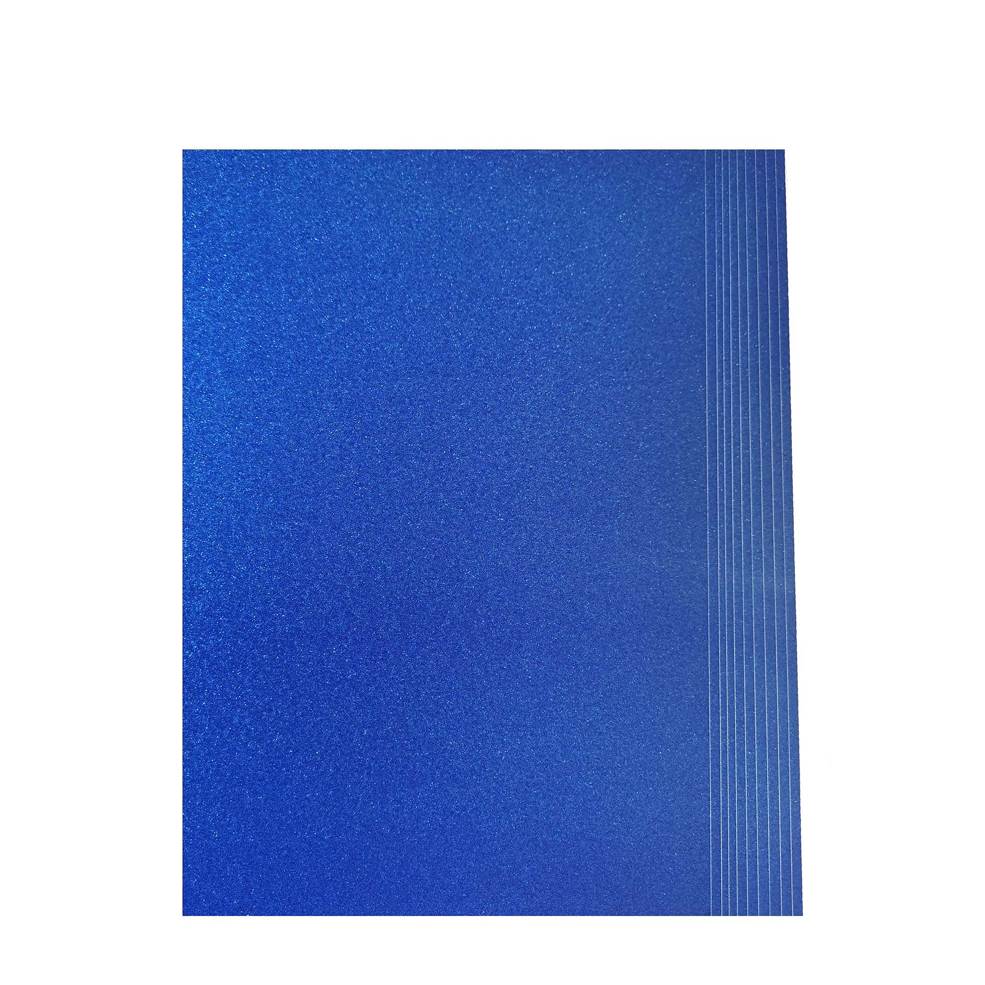 Blue Glitter Cards 250GSM 10 Sheets No Powder Onion Paper Coloured Flash of Light Crafts Cardstock Simmer Paper for Arts Work Scrap Booking. (Royal Blue 10-Sheets)