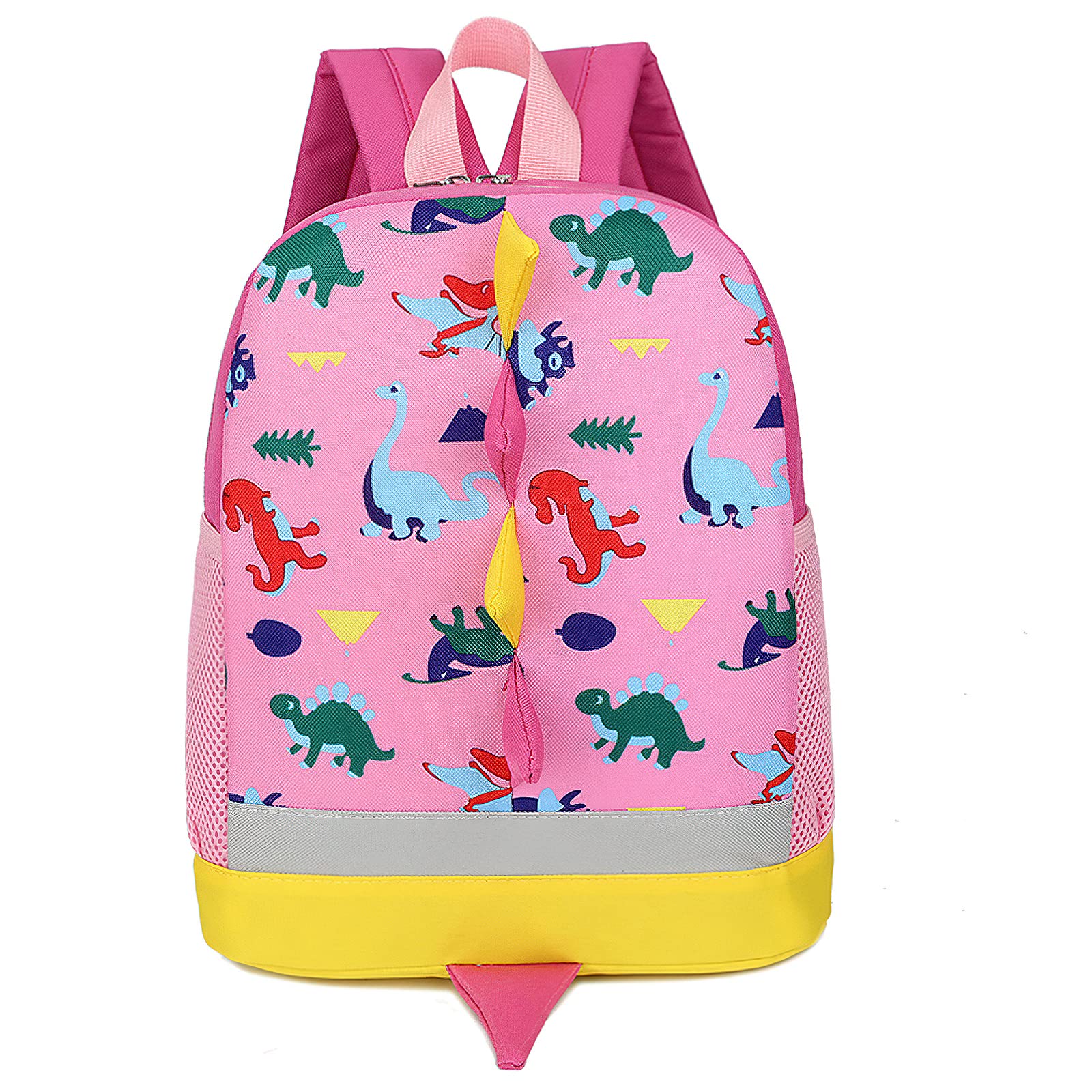 Kids Toddler Backpack Cute Dinosaur Backpack Boys Girls Nursery Bag School Bag Lunch Bag Travel Backpack Daypack with Panda Keychain Birthday for Child 2-6 Years Old