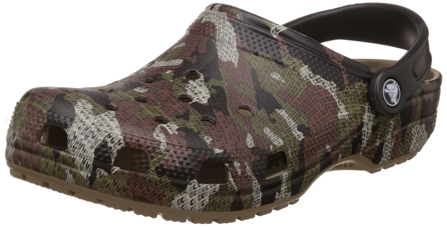 Buy crocs Unisex Classic Camo Khaki Clogs and Mules M11 at Amazon.in
