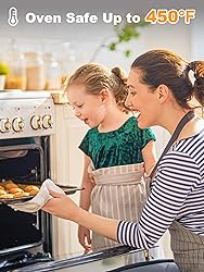 SMARTAKE 200 Pcs Unbleached Parchment Paper Baking