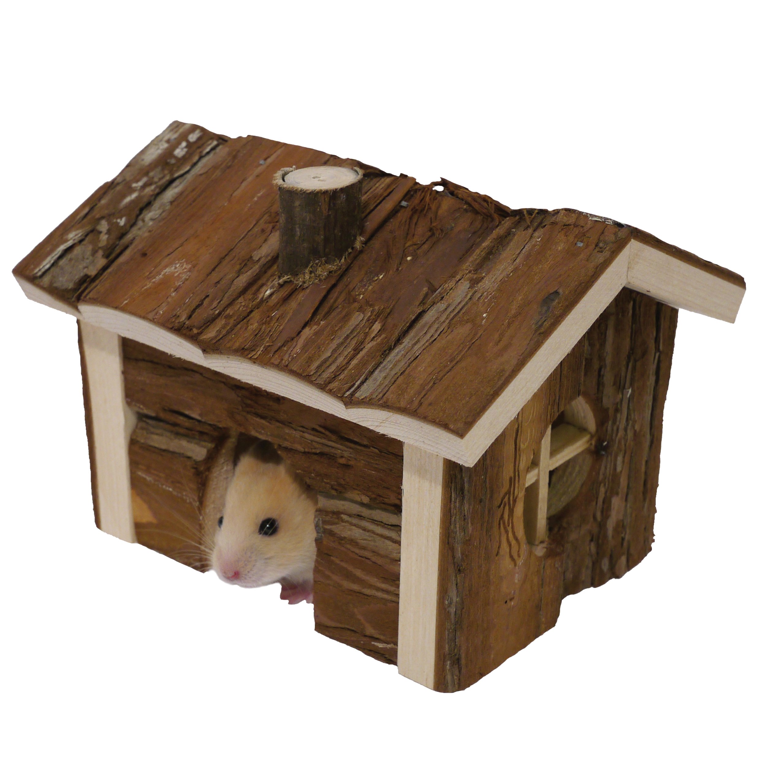 Rosewood Boredom Breaker Forest Cabin, Activity Toy for Small Animals