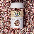 Nature's Colors Rainbow Nonpareils 3.3 oz Jar | Natural, Rainbow, Vegan, Red-3 Free, Top 9 Allergen-Free