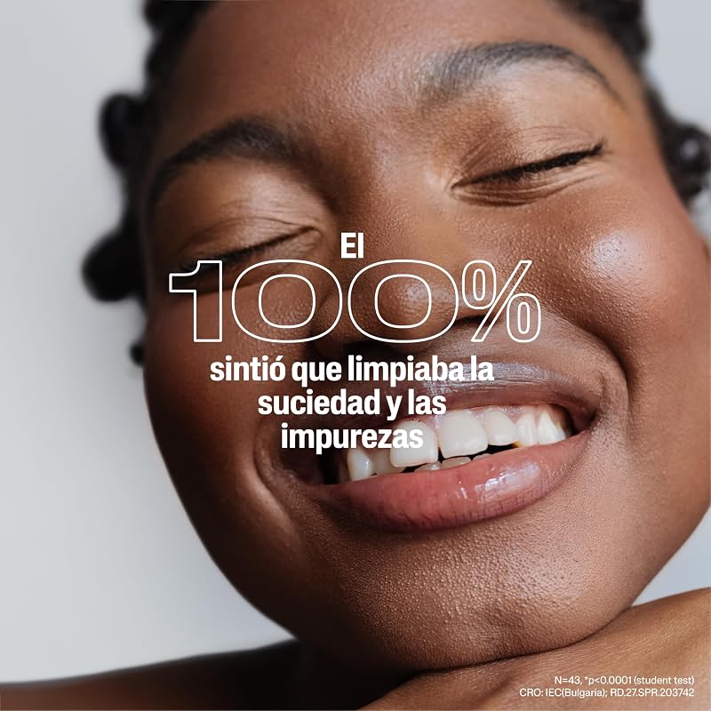 ® Gel Limpiador Facial 236ML, Piel Sensible, Mixta a Grasa, Limpia en Profundidad, exceso Sebo y maquillaje y Minimiza Poros, con Niacinamida, Glicerina y Pantenol.
