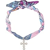 chorfla Scarf Necklace with Charm,Bandana Necklace with Dainty Pendants Adjustable Choker Jewelry for Women Christmas Gift Silk Necklaces with Charms Choker Jewelry for Women