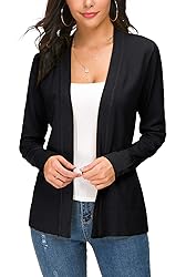 Women's Knit Cardigan Open Front Sweater Coat Long