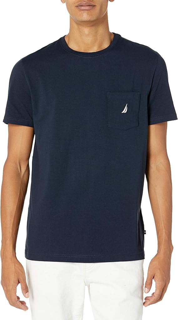 Nautica Men's Ss Anchor Pocket Tee Classic Fit TShirts Amazon.co.uk