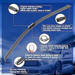 RAINTOK Windshield Wiper Blades Replacement for