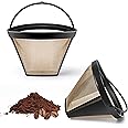 Reusable #4 Cone Coffee Filter Basket for Cuisinart Coffee Makers Cuisinart Coffee Accessories - 2 Pack Permanent Replacement for Cuisinart Coffee Brewers