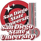 Desert Cactus San Diego State University Stickers SDSU Aztecs Vinyl Decals Laptop Water Bottle Car Scrapbook Sheet (70s 4inch)