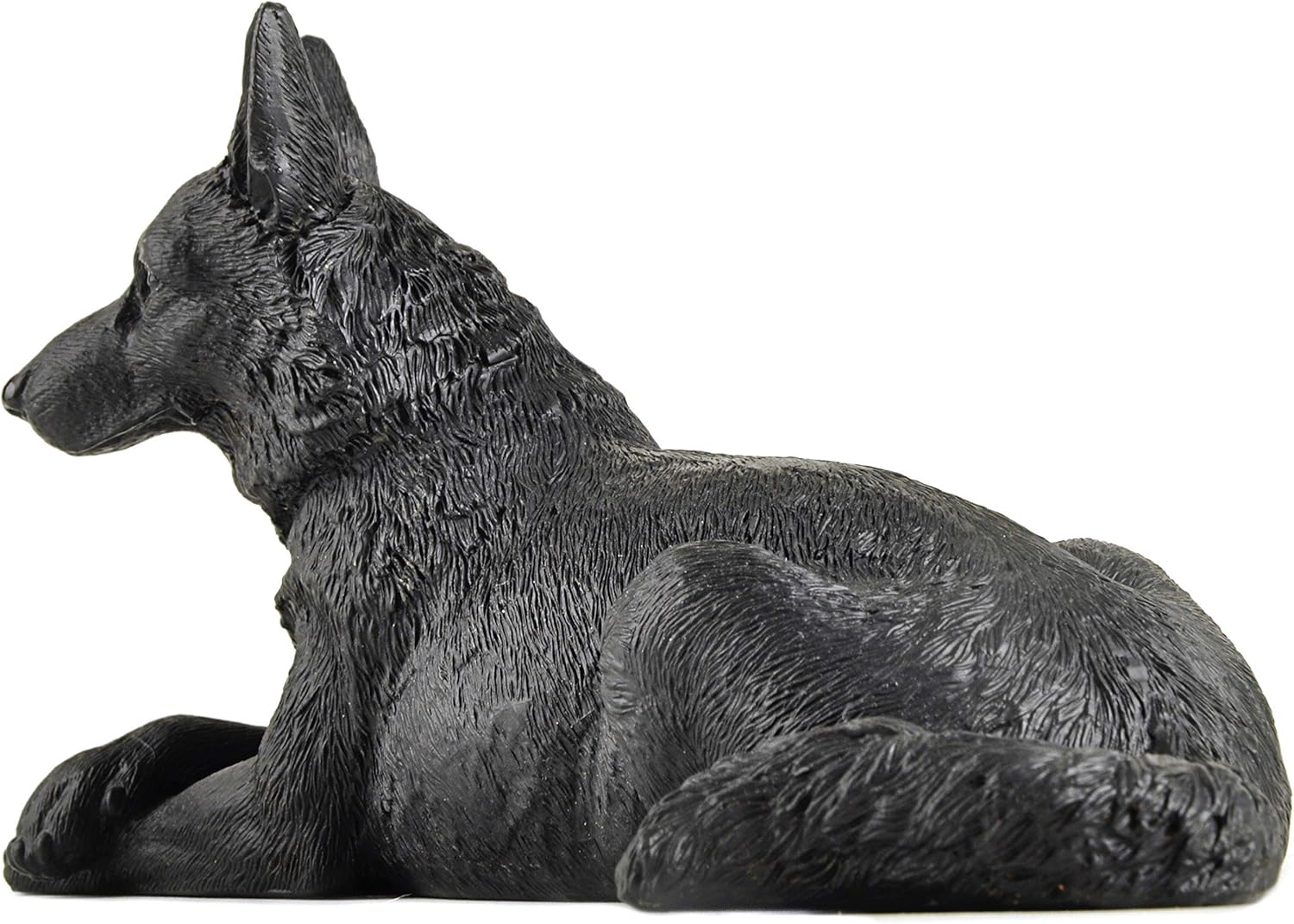 Boulevard East Concepts Black German Shepherd Dog Breed Collectible Figurine: Home & Kitchen
