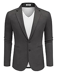 COOFANDY Men's Casual Knit Blazer Suit Jacket