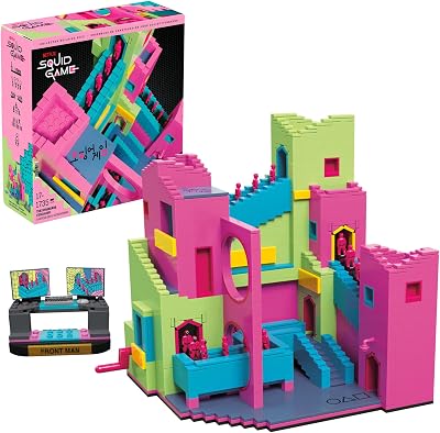 MEGA Squid Game Action Figure Building Toy The Staircase 1707 Pieces HYL45