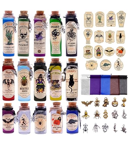 Fairy Potions Magic Mix Kit – 20 Bottles For Kids' Crafty Fun