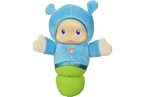 Playskool Blue Glo Worm Stuffed Lullaby Toy for Babies with Soothing Melodies