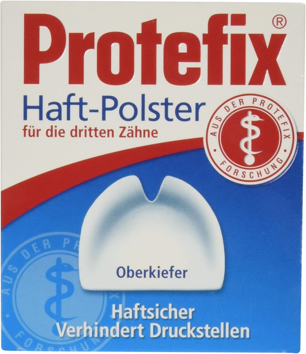 Protefix Denture Pad for the Upper Jaw Pack of 30, Clear/Transparent, 30 Count (Pack of 1)