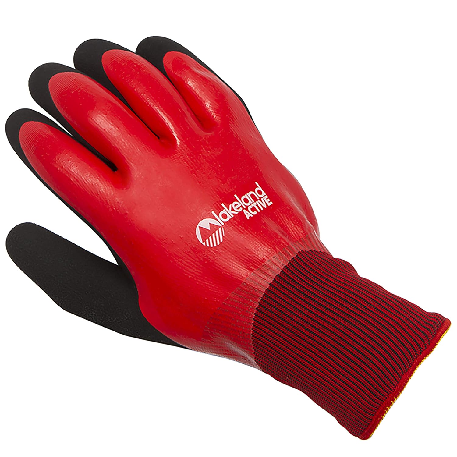 Lakeland Active 1 Pair Broughton Ultimate Thermal Waterproof Work Gloves - Black/Red - Large, L (Pack of 1) - Image 4