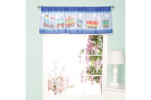 EVERYDAY KIDS Nursery Window Valance - Choo Choo Train