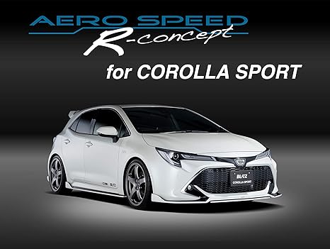 Amazon Blitz ブリッツ Aero Speed エアロスピード R Concept リアスポイラー グレーメタリック トヨタ カローラスポーツ Nre210h Nre214h Zwe211h リアスポイラー 車 バイク