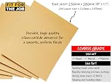 Fit For The Job 10 Large A4 Sandpaper Sheets 11x9 Coarse Silicon Carbide view 2