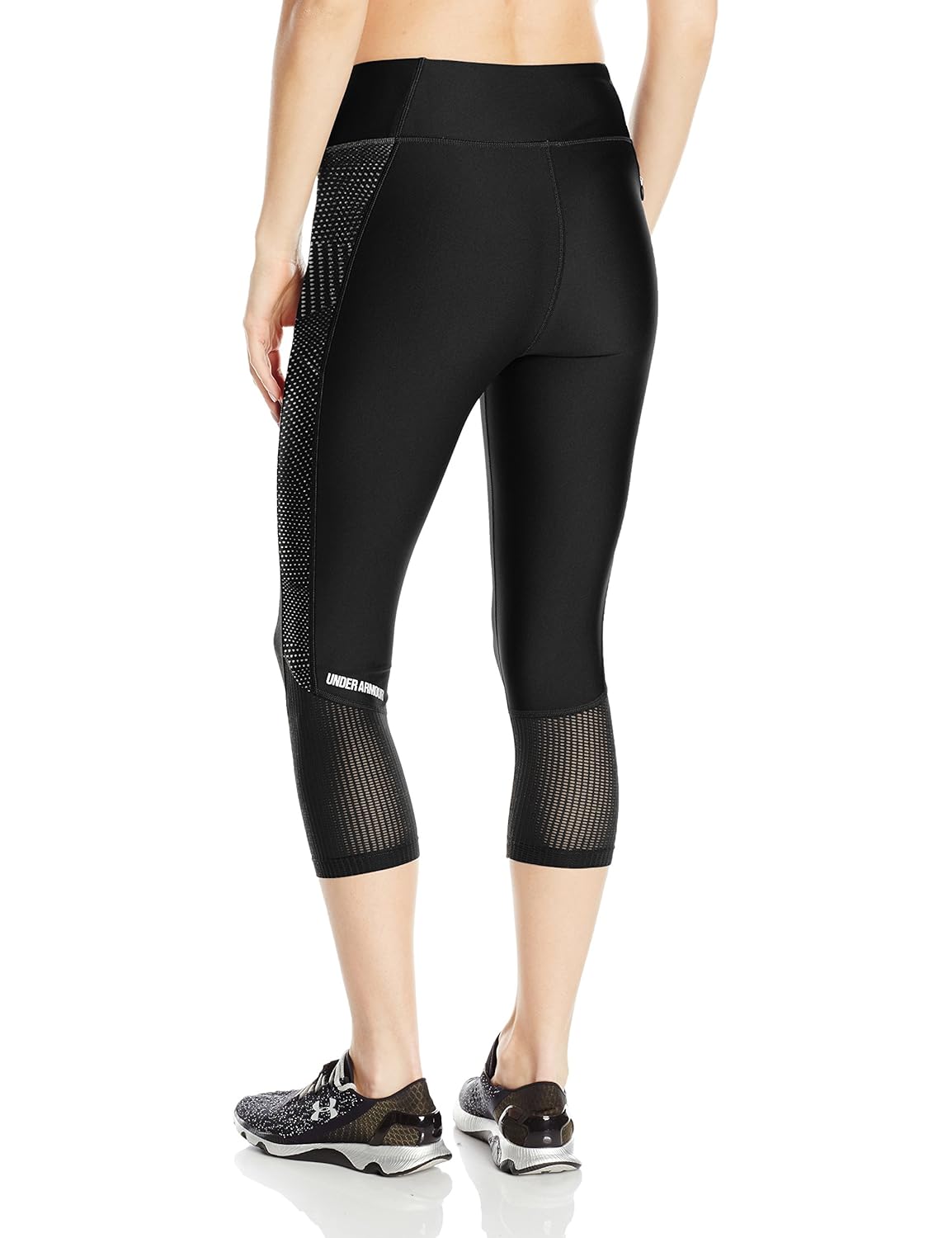 under armour fly by printed capri women's sports leggings