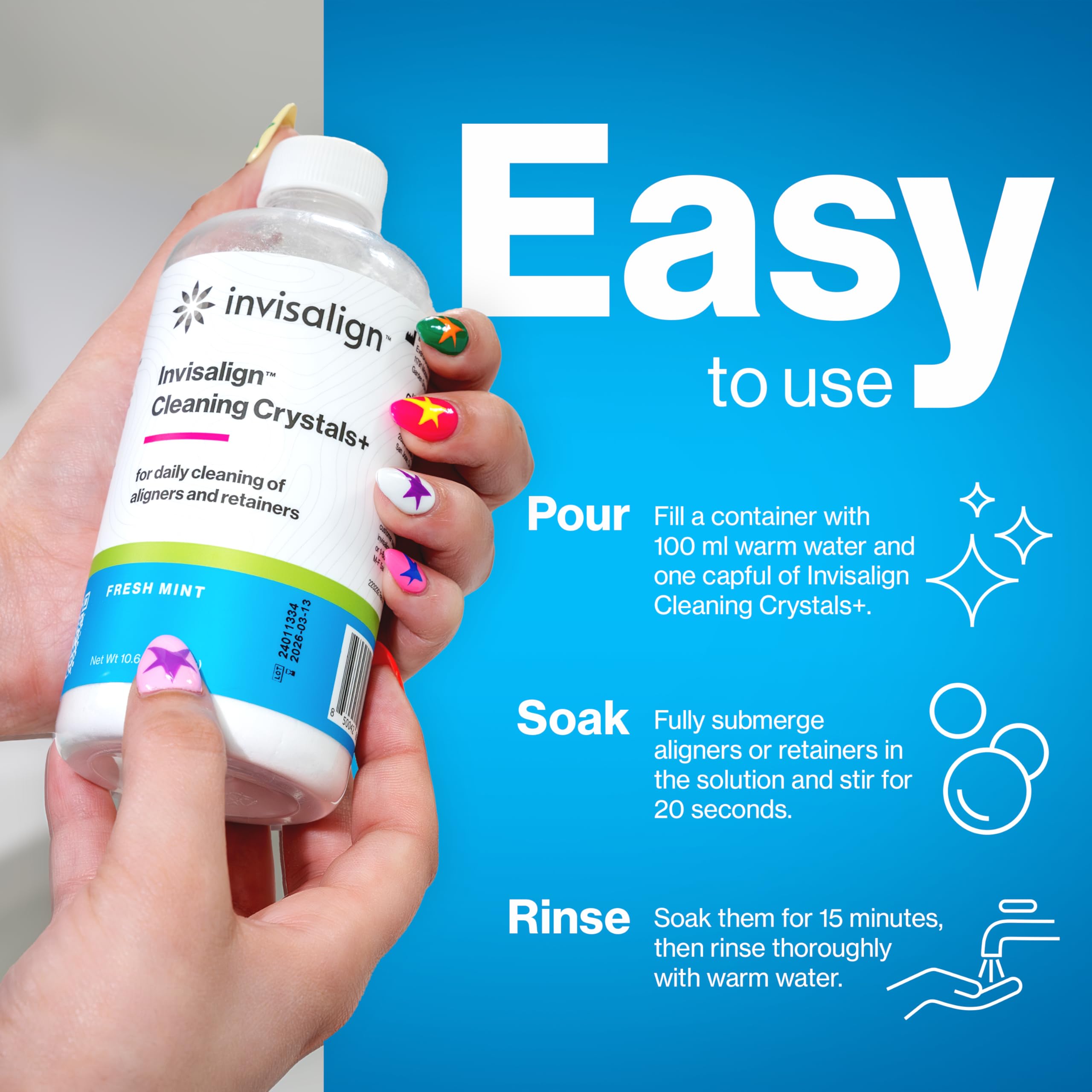 Invisalign Cleaning Crystals+, Mint