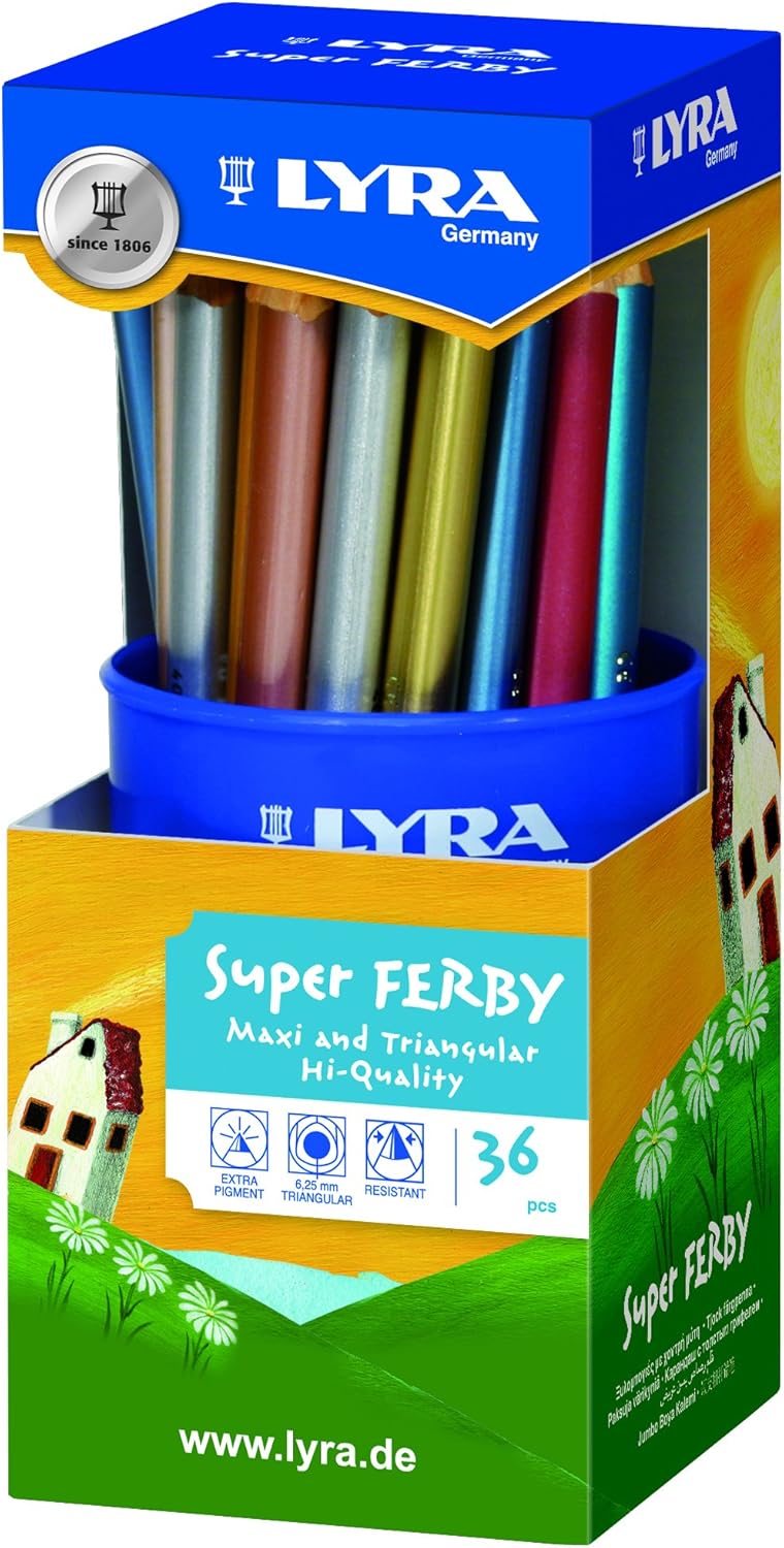 Crayons de couleur Super Ferby de Lyra, assortis Amazon.fr