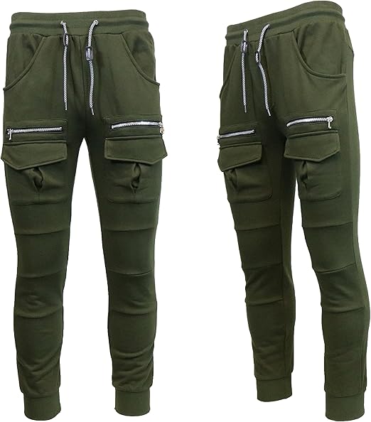 french terry cargo joggers