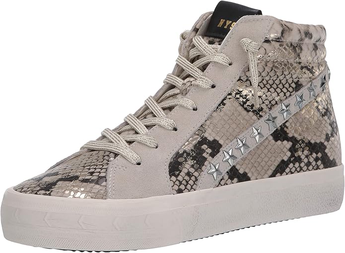 steve madden qualify gold snake embossed high top sneaker