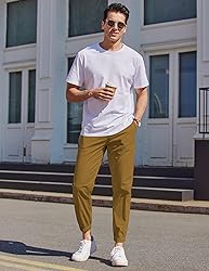 COOFANDY Mens Casual Joggers Pants - Cotton