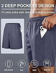 OYGSieg 6 Pack Men Basketball Shorts SetB M