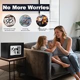 SINZUX 6.6L Digital Safe Steel Wall Safe 2 Keys 230x170x170mm Black view 4