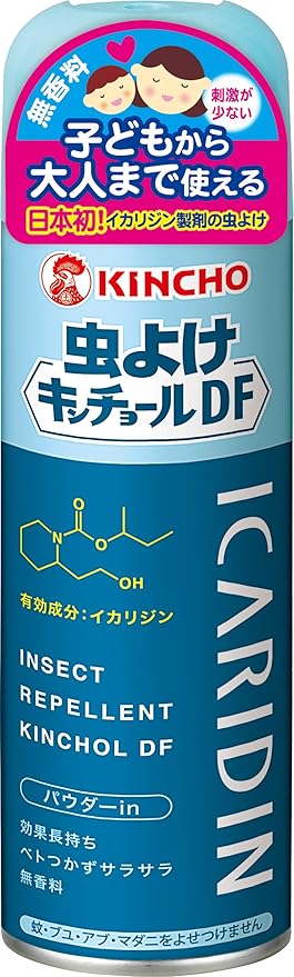 Amazon 虫よけキンチョール Df ディートフリー パウダーイン 無香料 0ml イカリジン キンチョール 殺鼠 殺虫剤