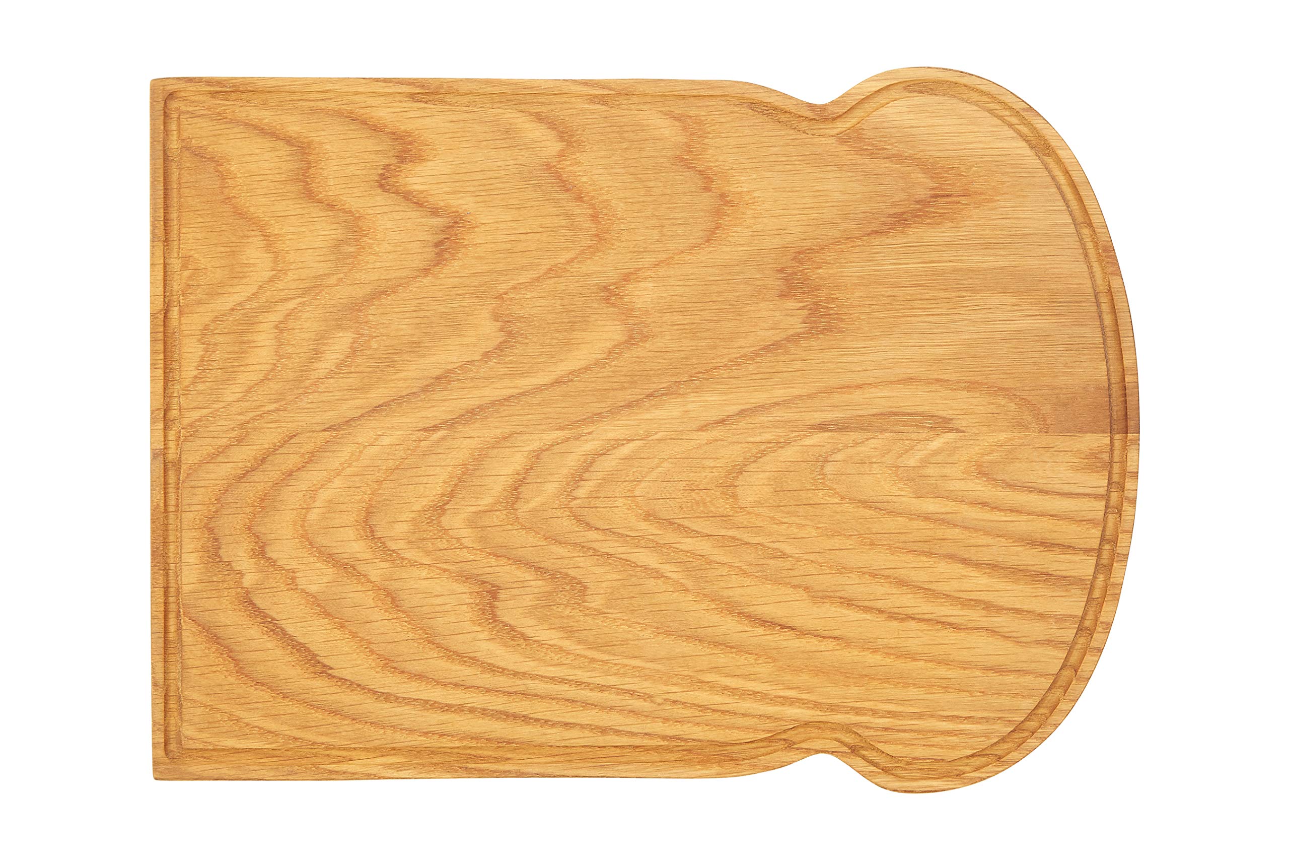 Premier Housewares Bread Shaped Wooden Chopping Board | Durable Cutting Board for Kitchen Worktops | Small Wood Cutting Boards for Daily Use | Chopping Boards for Kitchens