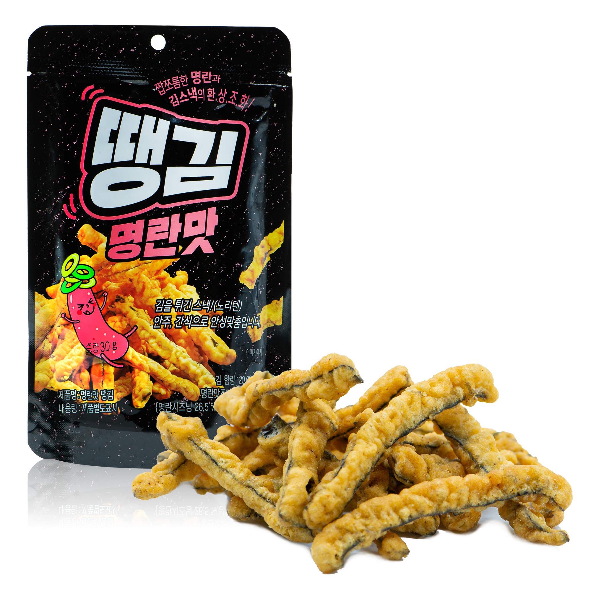Buy Fried Seaweed Chips with Pollock Roe Seasoning [ Korean Snacks