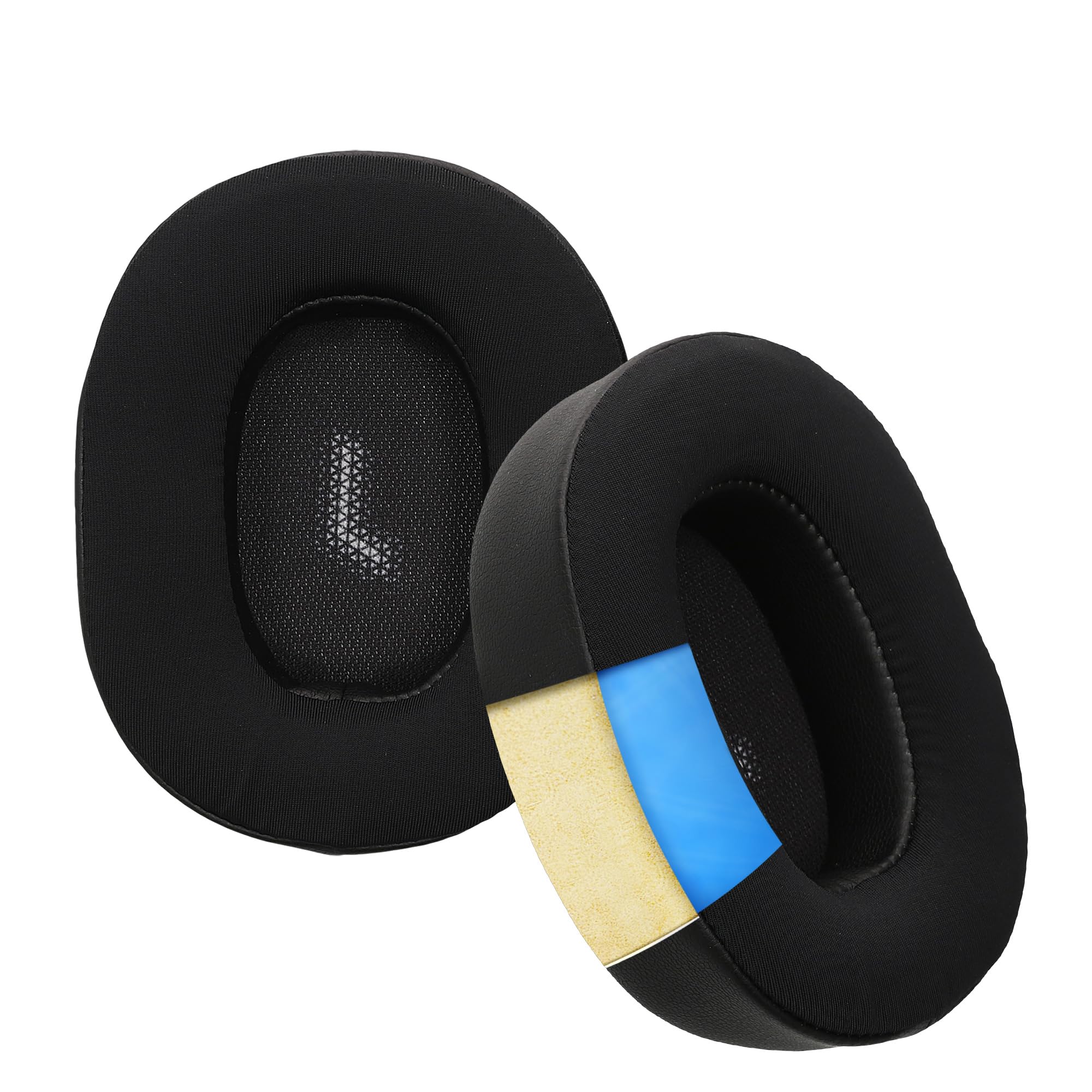 kwmobile Replacement Ear Pads Compatible with JBL E55BT (Set of 2) - Cooling Gel Earpads - Black