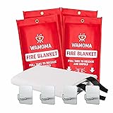 Wamoma Fire Suppression Blanket with Hooks