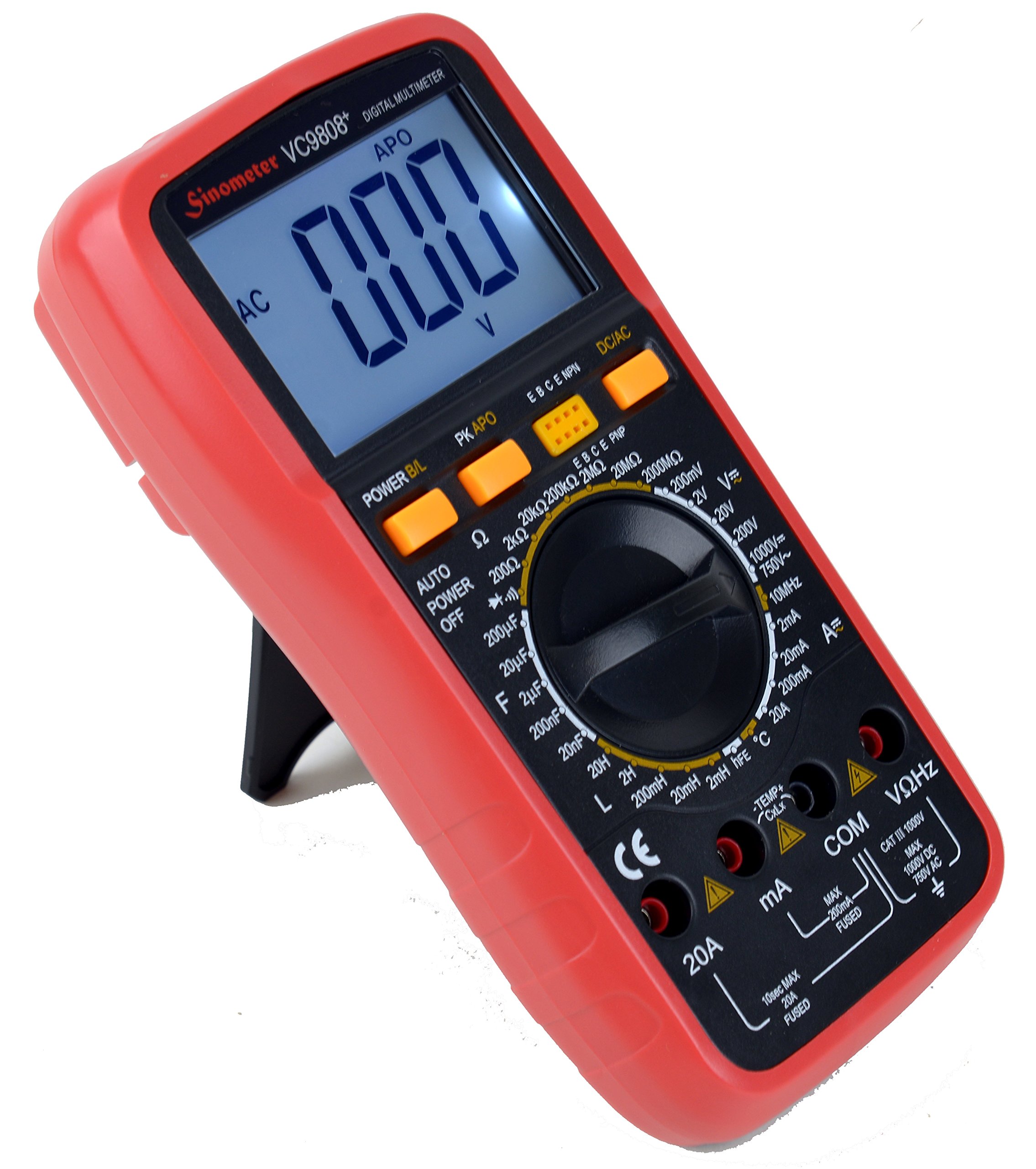 Sinometer VC9808 30Range Digital Multimeter & LCR Meter, A