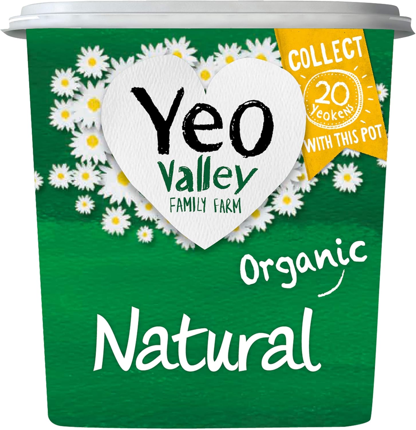 Yeo Valley Organic Natural Yoghurt, 1Kg Amazon.co.uk Grocery