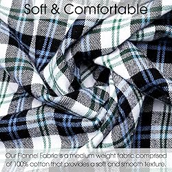 Pico Textiles 4 Yards Bolt Blue and White Tartan
