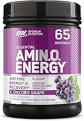 Optimum Nutrition Amino Energy - Pre Workout with Green Tea, BCAA, Amino Acids, Keto Friendly, Green Coffee Extract, Energy P