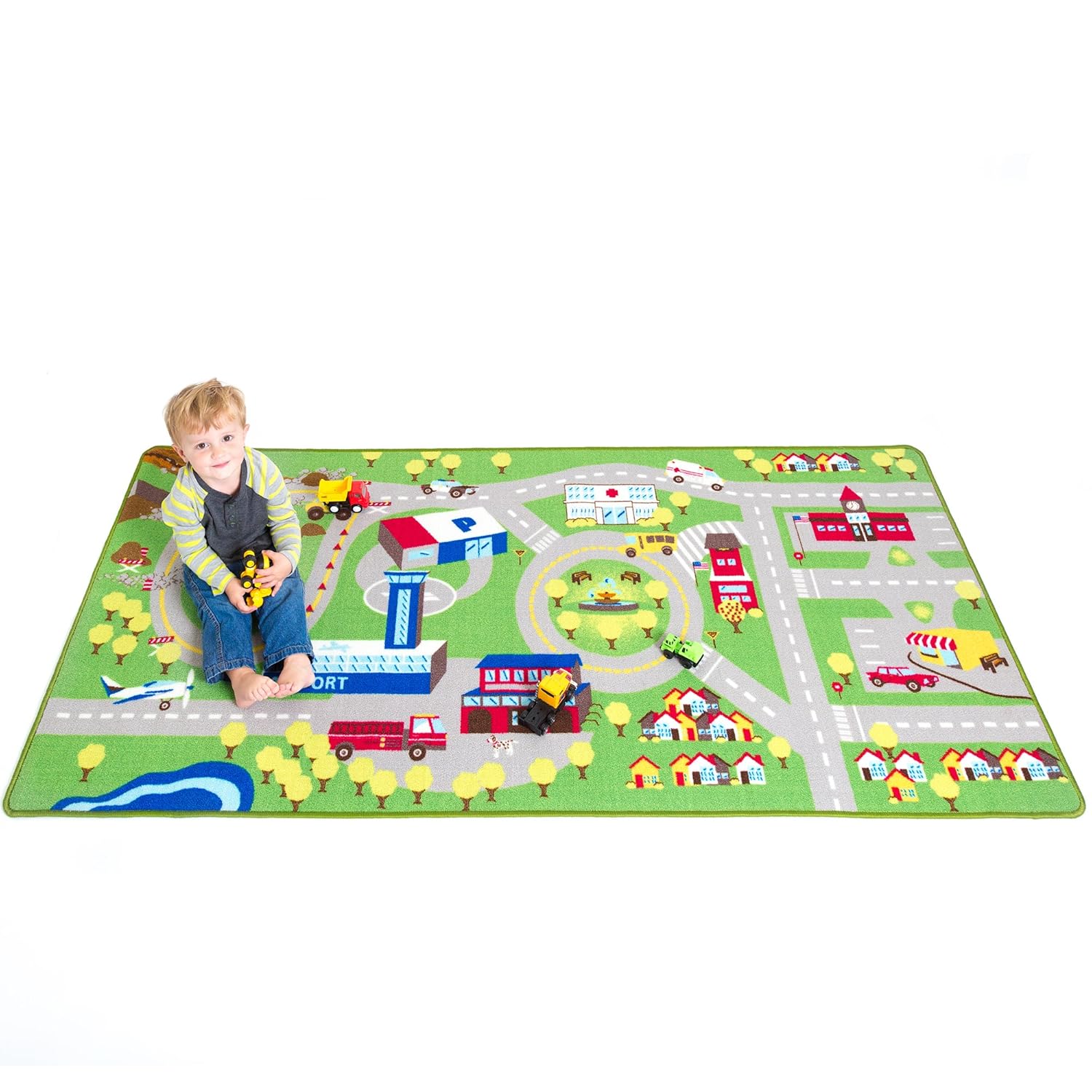 Amazon Kids Play Car Rug munity Carpet Mat 78" x