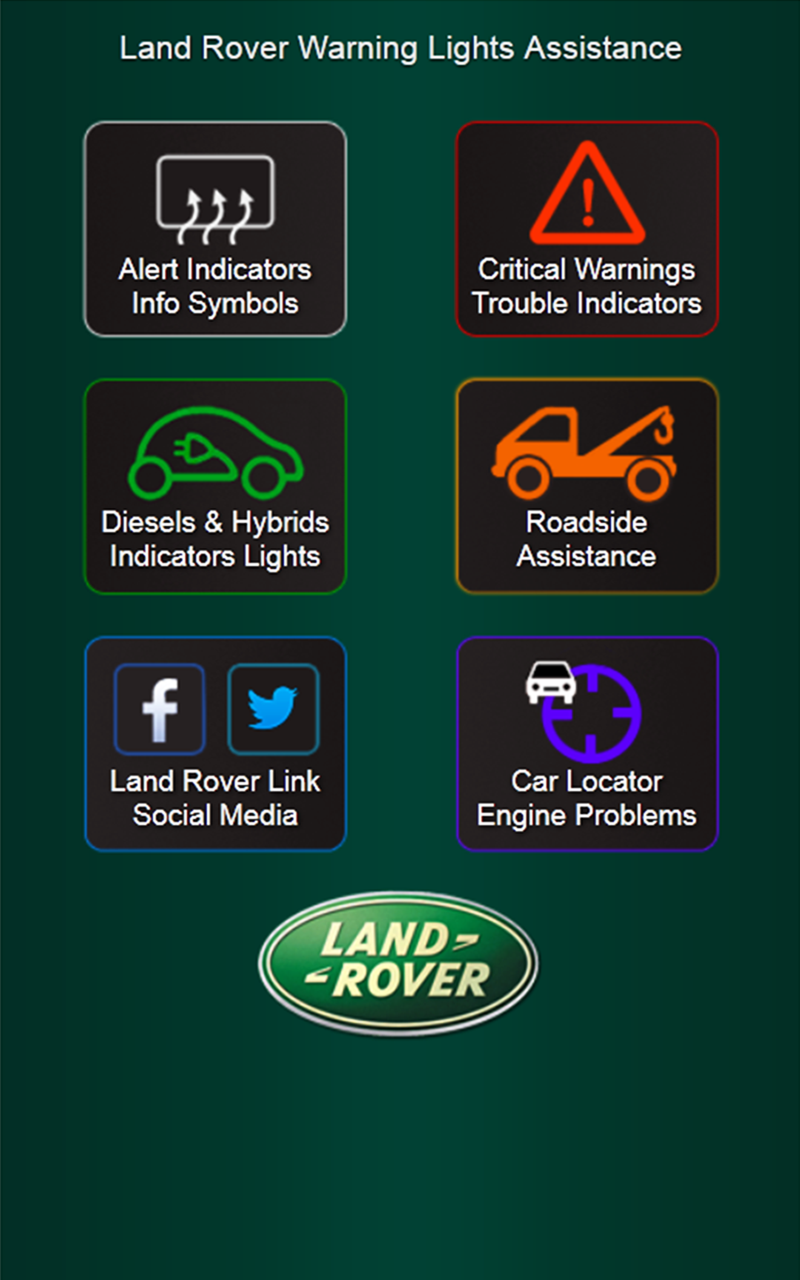 Land Rover & Range Rover Car Problems with Land Rover & Range Rover Warning Lights - Drivers Assistance - Thumbnail 2
