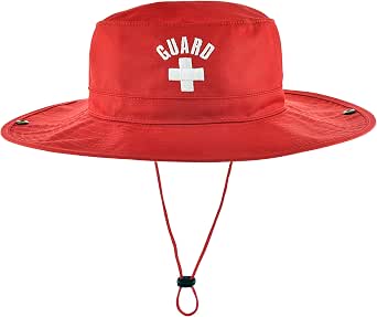 BLARIX Guard Safari Hat, Red, One Size 